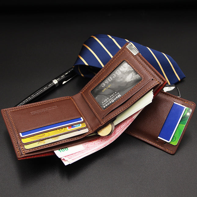 Multifunctional Fashionable And Casual Iron-edge Card-picking Wallet