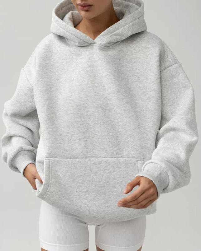Women's Long-sleeved Hooded Sweater