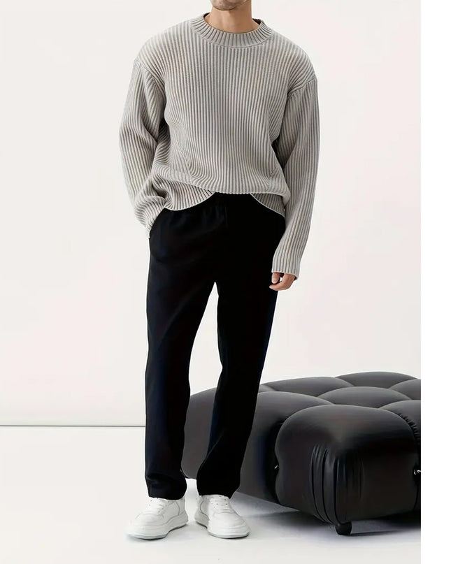 Ins Round Neck Korean Style Trendy Sweater Men
