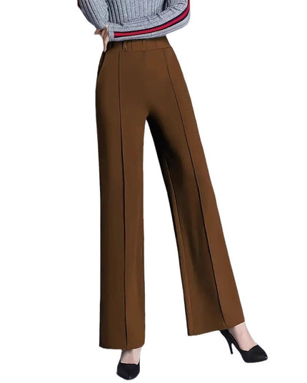 Women's Solid Color Straight Casual Pants