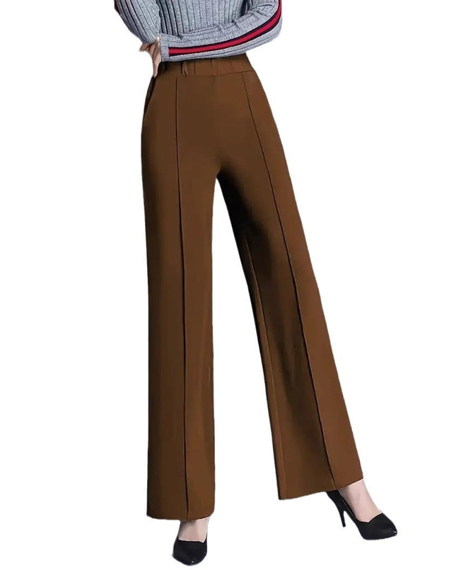 Women's Solid Color Straight Casual Pants