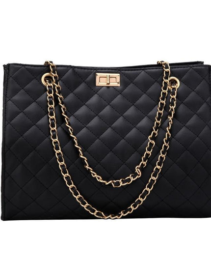 Rhombic Chain One Shoulder Messenger Big Bag