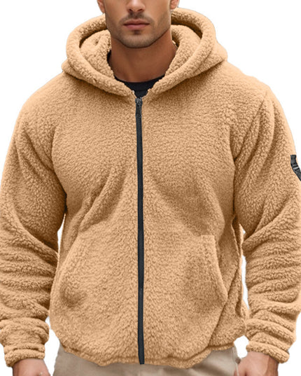 American Men's Double-sided Bejirog Loose Hooded Zipper Jacket