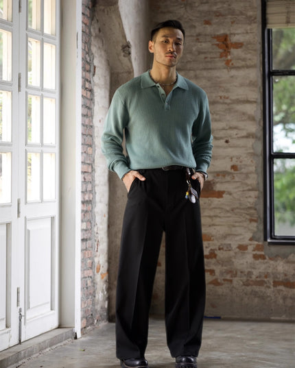 Business Casual Bottoming Shirt American Retro Autumn
