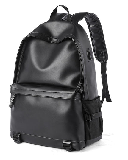 Men's backpack pvc large capacity usb waterproof backpack