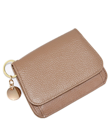 Fashion Cowhide Small Cute Zipper Coin Purse