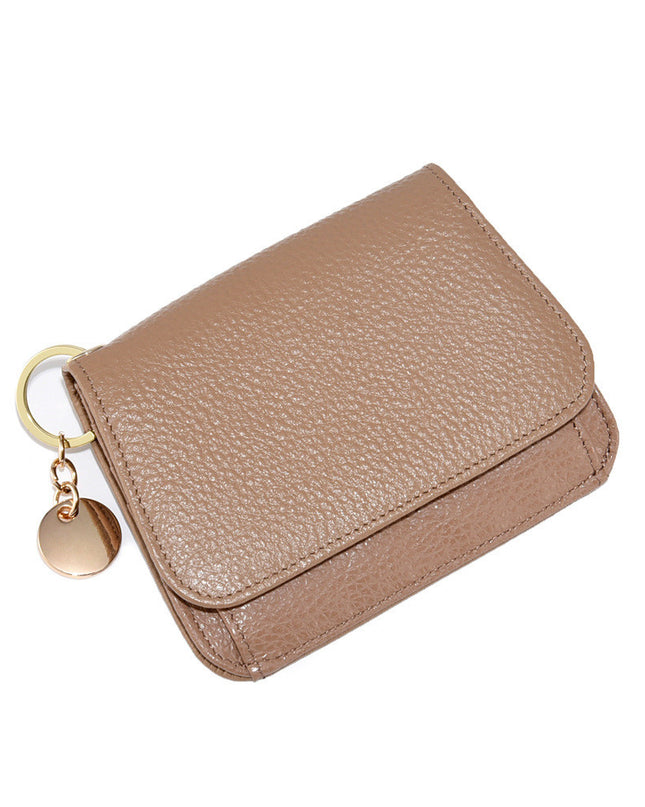 Fashion Cowhide Small Cute Zipper Coin Purse