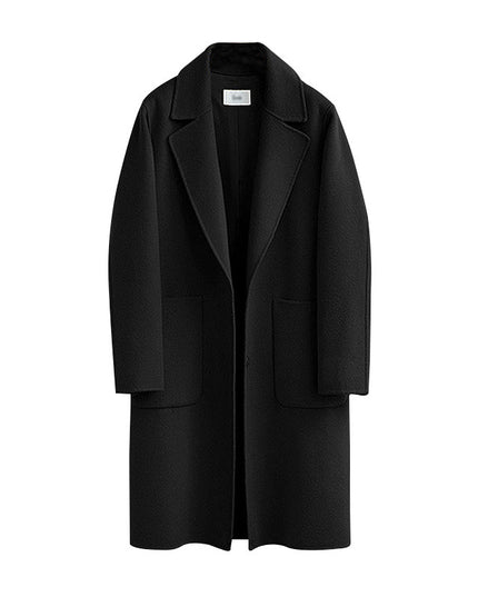 Autumn And Winter Reversible Woolen Coat Women