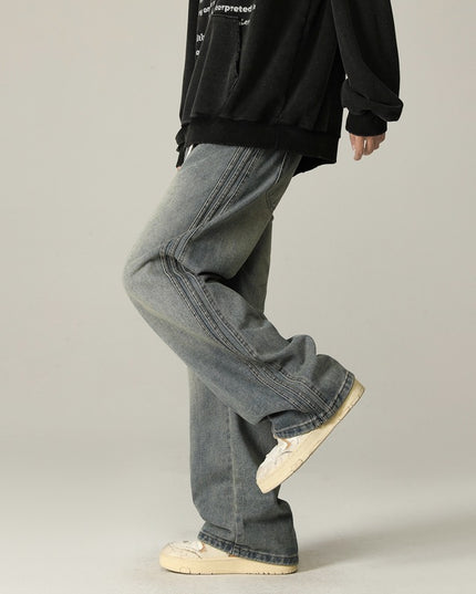 Sense Of Design Trendy Loose Striped Straight-leg Pants