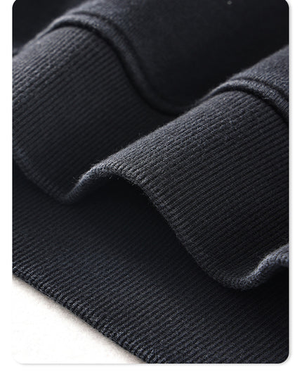 Washed Gradient Worn Hooded Sweater For Men