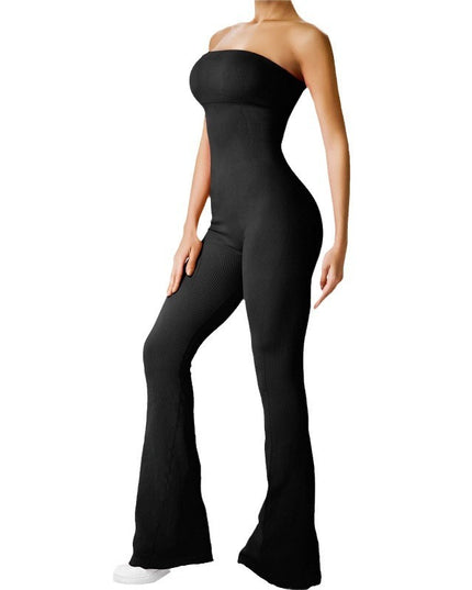 Fitness Peach Hip Training Sports Yoga Bell-bottom Pants Trousers