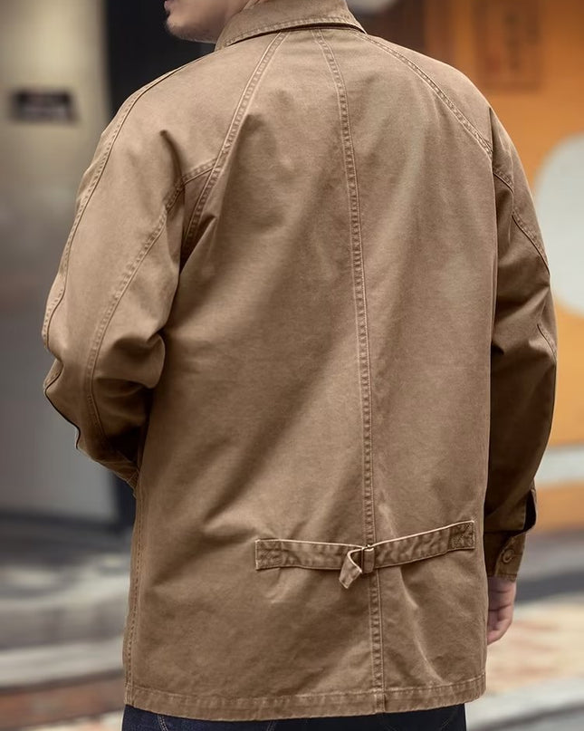 Versatile Casual Denim Jacket For Men