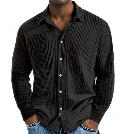 Men's Short-sleeve Lapel Shirt Double Layer Champray