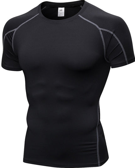 Men's PRO Tight Short Sleeve Fitness Exercise