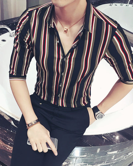 Big Size Boy Brother Three-Quarter Sleeve Shirt