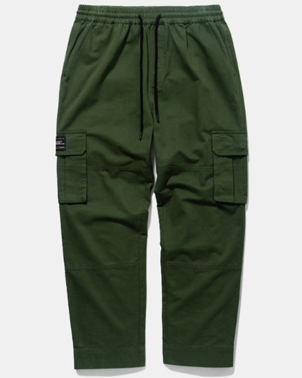 High Street Tide brand multi-pocket function overalls men's beam pants Harlan feet casual pants hiphop lantern pants tide