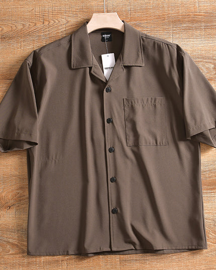 Men's Lightweight Breathable Quick-drying Loose Short Sleeve Shirt