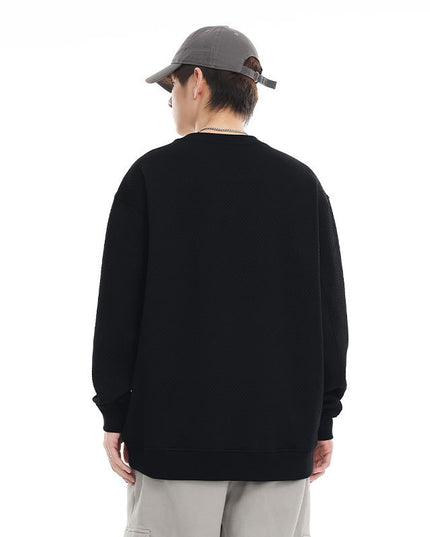 Men's Fall Winter Trend Loose Color Matching Casual Top