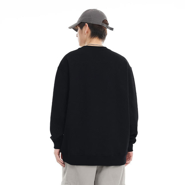 Men's Fall Winter Trend Loose Color Matching Casual Top