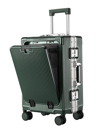 Trolley Aluminum Frame Large Capacity Front Opening Luggage