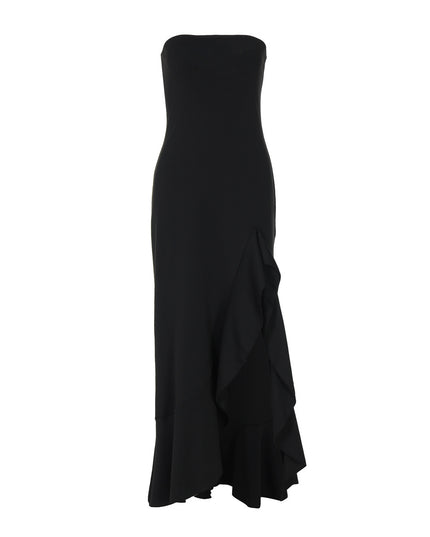 Sexy Split Maxi Dress Tube Top Temperament Women's Dress