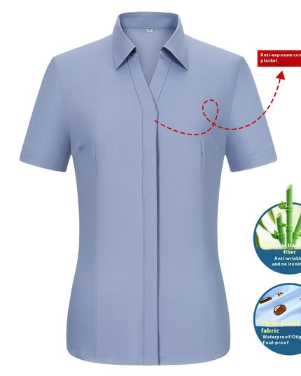 Men's  Short Sleeves Are Waterproof, Oil Resistant And Stain Resistant