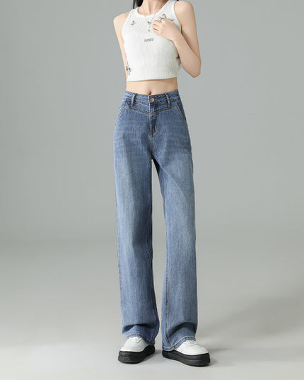 Fashionable Narrow Wide-leg Jeans For Women