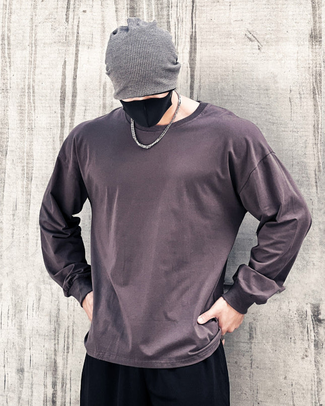 Loose Fitness Clothes Sports Clothes Long Sleeve T-shirt Pullover Hoodie Thin Section Men