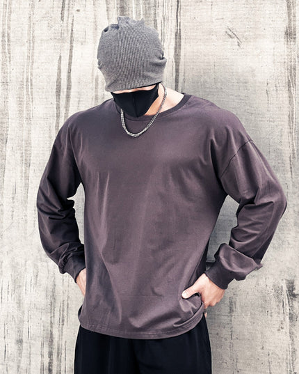 Loose Fitness Clothes Sports Clothes Long Sleeve T-shirt Pullover Hoodie Thin Section Men