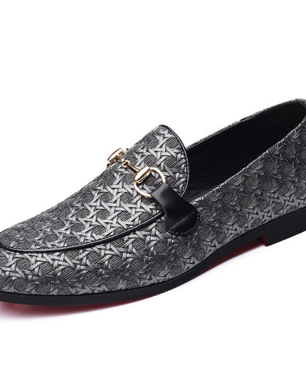 Low collar foot business casual leather shoes