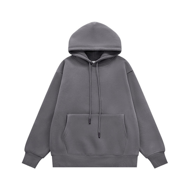 Men's Clothing Velvet Padded Hooded Sweatshirt