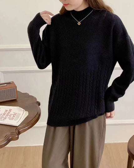Autumn And Winter New Twist Simple Comfortable Sweater Bottoming Shirt