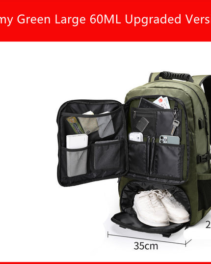 Extra Large Travel Bag Men's Outdoor Mountaineering Leisure Super Large Capacity Travel Shoulders