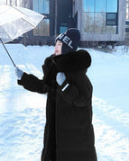 Black With Fur Collar