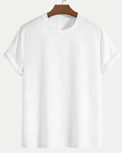 Men's Solid Color Casual Short Sleeve