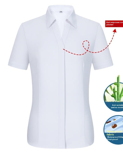 Men's  Short Sleeves Are Waterproof, Oil Resistant And Stain Resistant