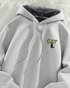Gray Green Black Cat