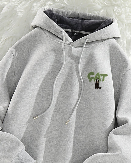 Velvet Padded Thickened Sweater All-matching Hooded Jacket