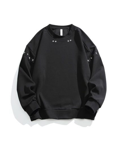 Fashion American Retro Patchwork Sweater Men