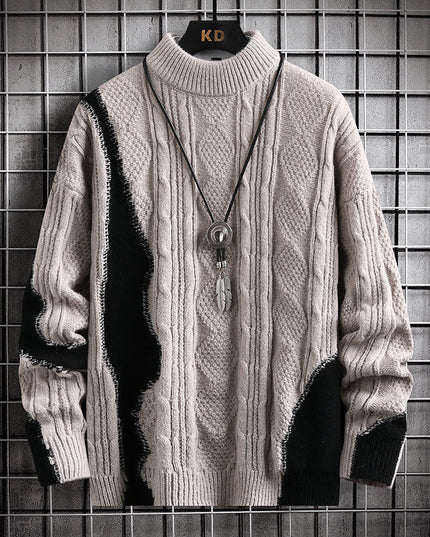 Autumn And Winter New Jacquard Sweater Warm