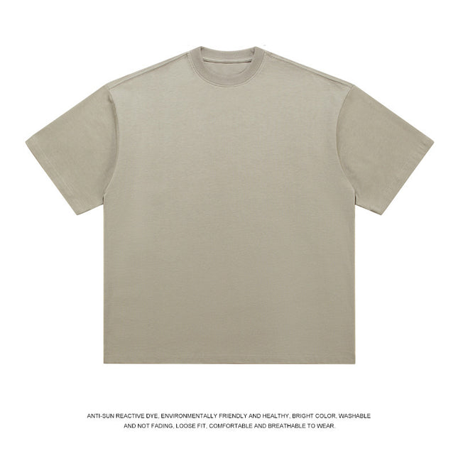 T-shirt Men's Loose Solid Color Bottoming Shirt