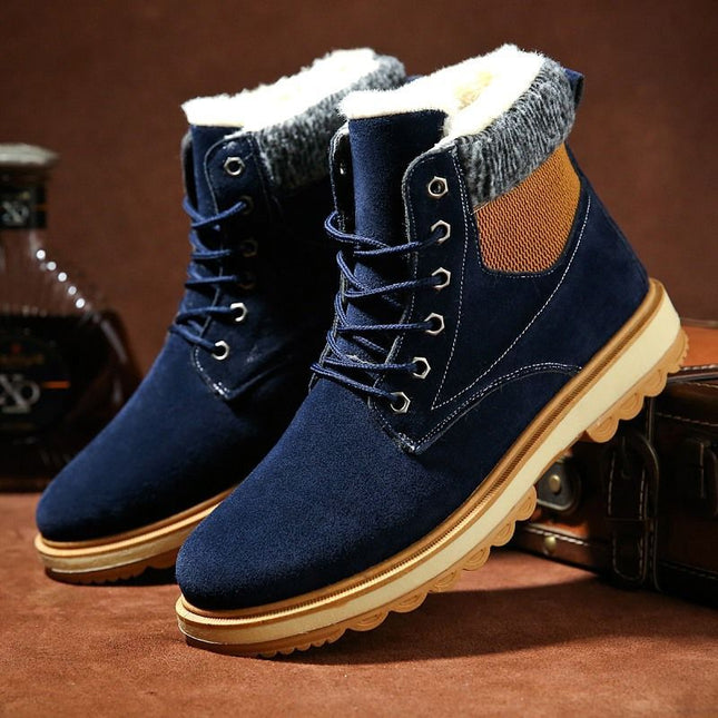 Men's Waterproof Padded High Top Martin Boots