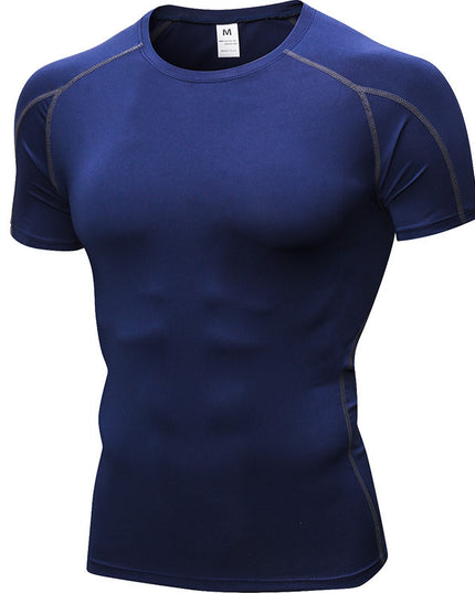 Men's PRO Tight Short Sleeve Fitness Exercise