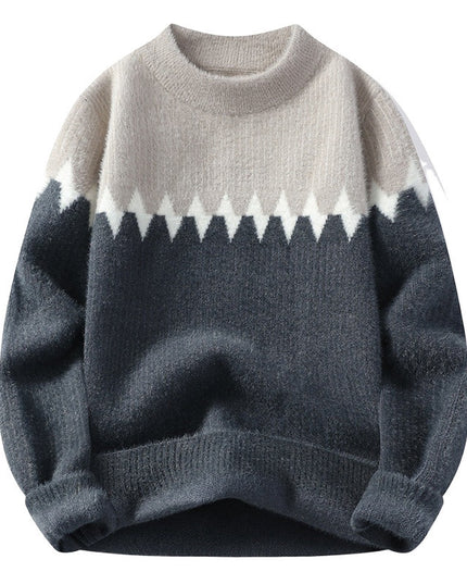 New Autumn And Winter Round Neck Men's Knitwear