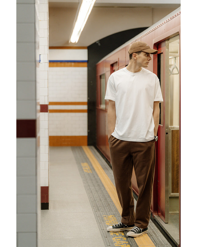Basic Solid Color Heavy Underwear Short-sleeved T-shirt Men