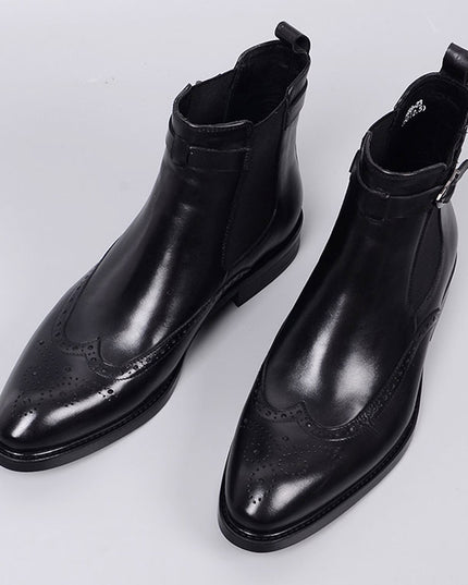 Martin Boots Cowboy Boots Business High-top Leather Shoes