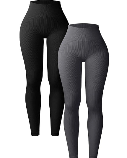 New High Waist Stretch Tights European And American Seamless Peach Hip Hip Lifting Breathable Running Sports Fitness