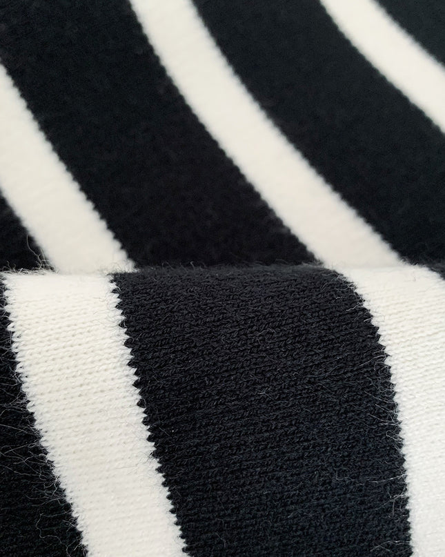 Single Row Three Buckle Stripe Women's Knitwear New V-neck Sweater Coat
