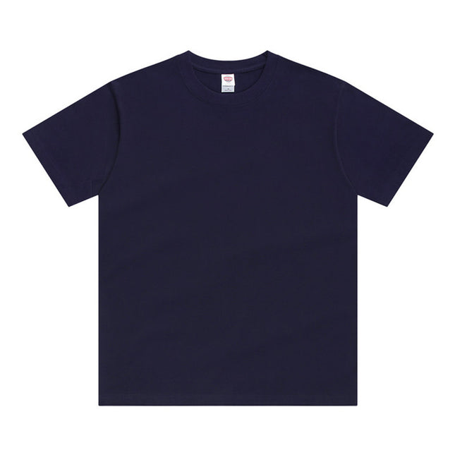 250g Japanese Cotton Round Collar T-shirt Loose