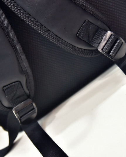 Retro casual backpack backpack men computer bag student bag Korean female leather travel tide one generation